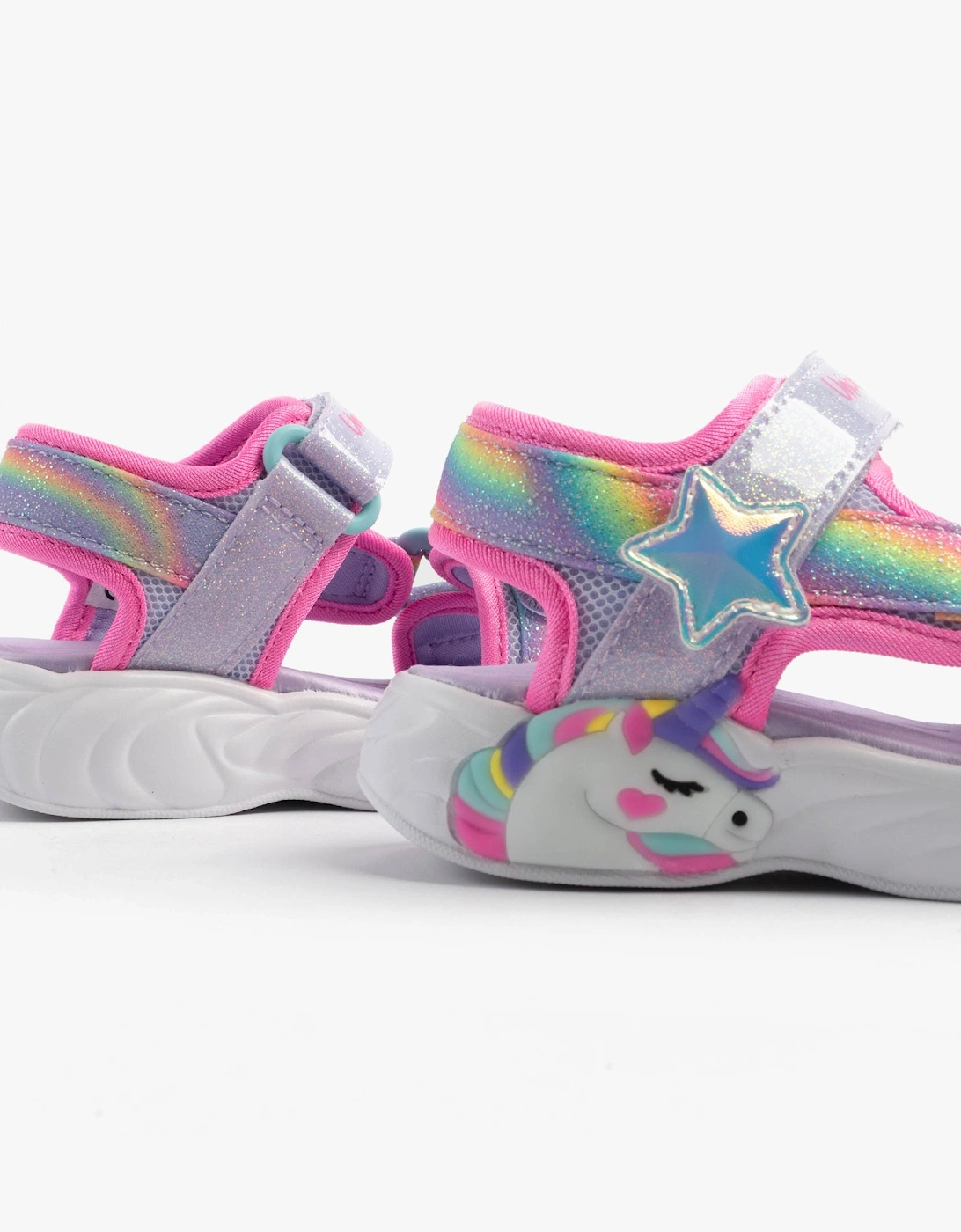 UNICORN DREAMS SANDAL - DREAMY Girls Sandals Lavender Multi