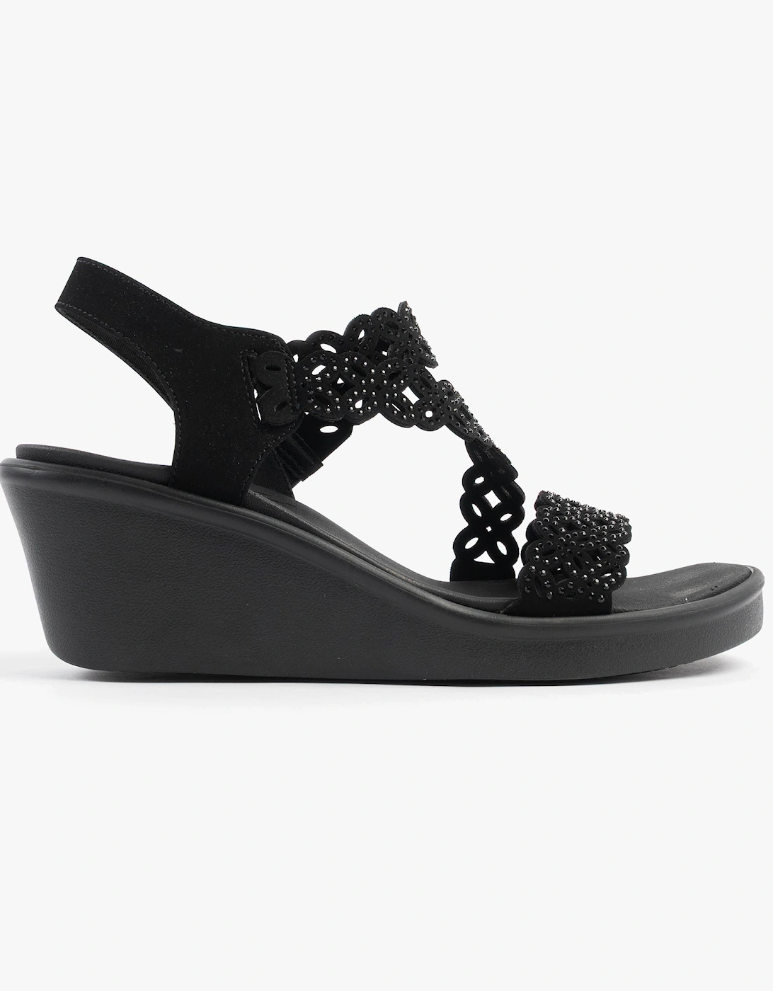 RUMBLE ON - SASSIER DAYZ Womens Sandals Black, 7 of 6