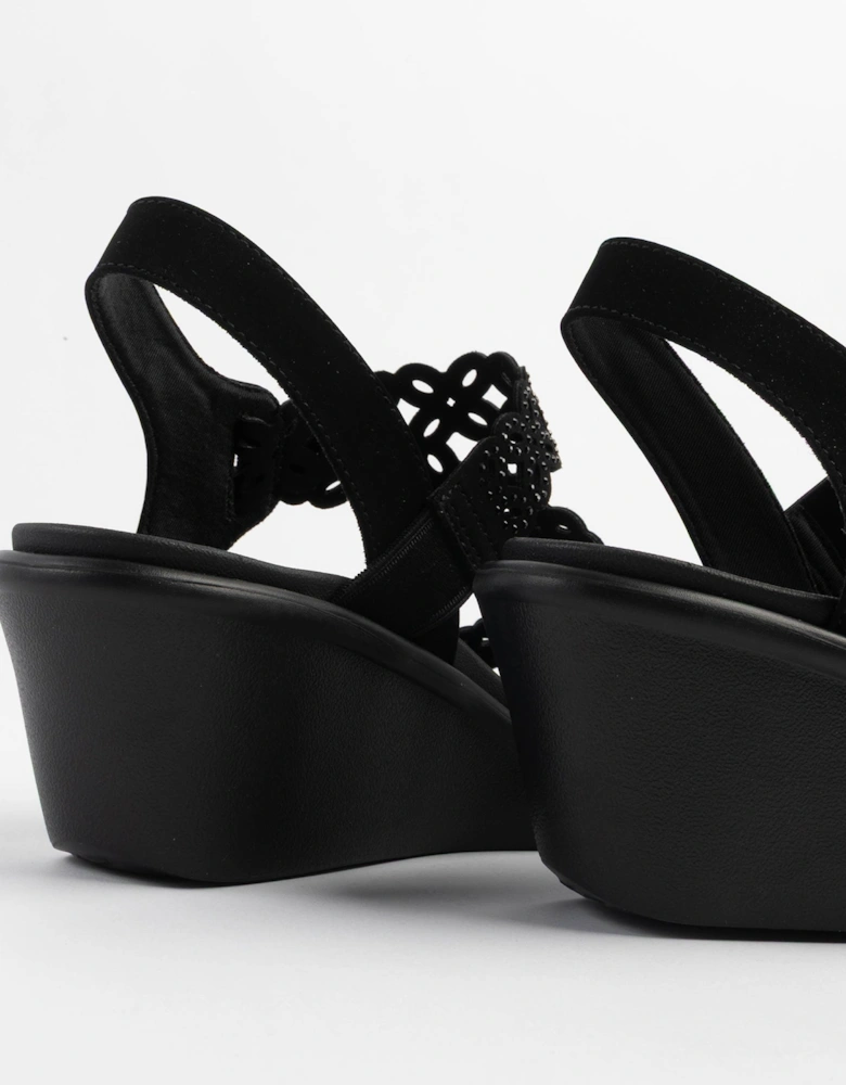 RUMBLE ON - SASSIER DAYZ Womens Sandals Black
