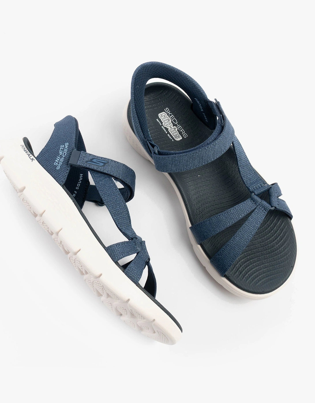 FLEX SANDAL - ILLUMINATE Womens Sandals Navy/Grey/Pink
