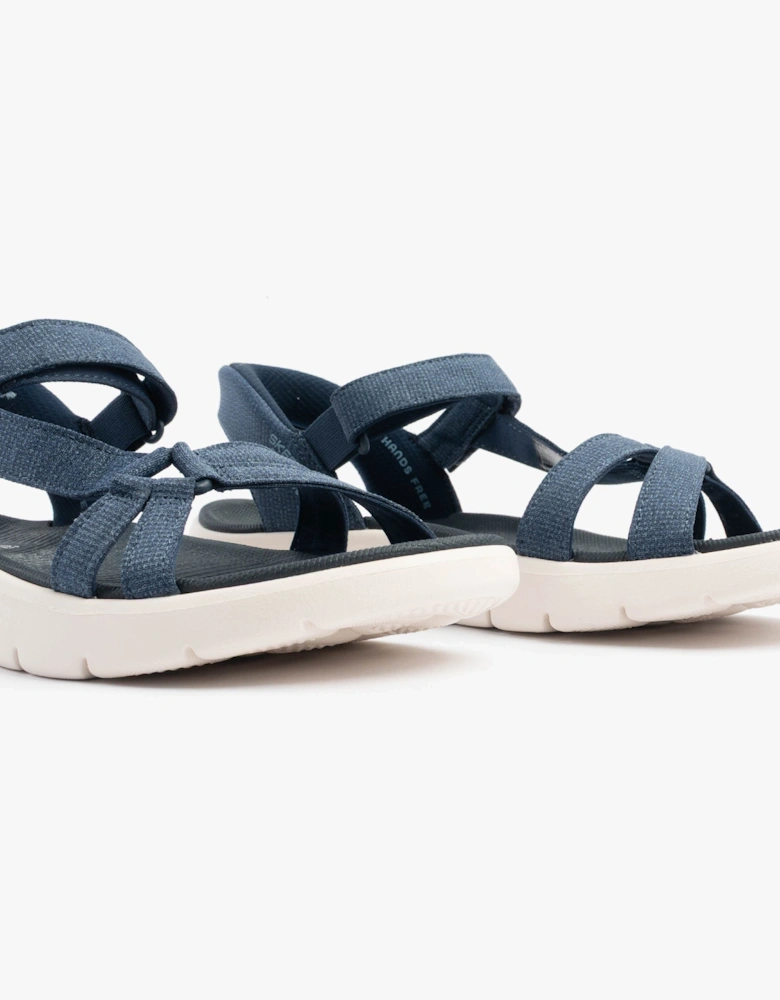 FLEX SANDAL - ILLUMINATE Womens Sandals Navy/Grey/Pink