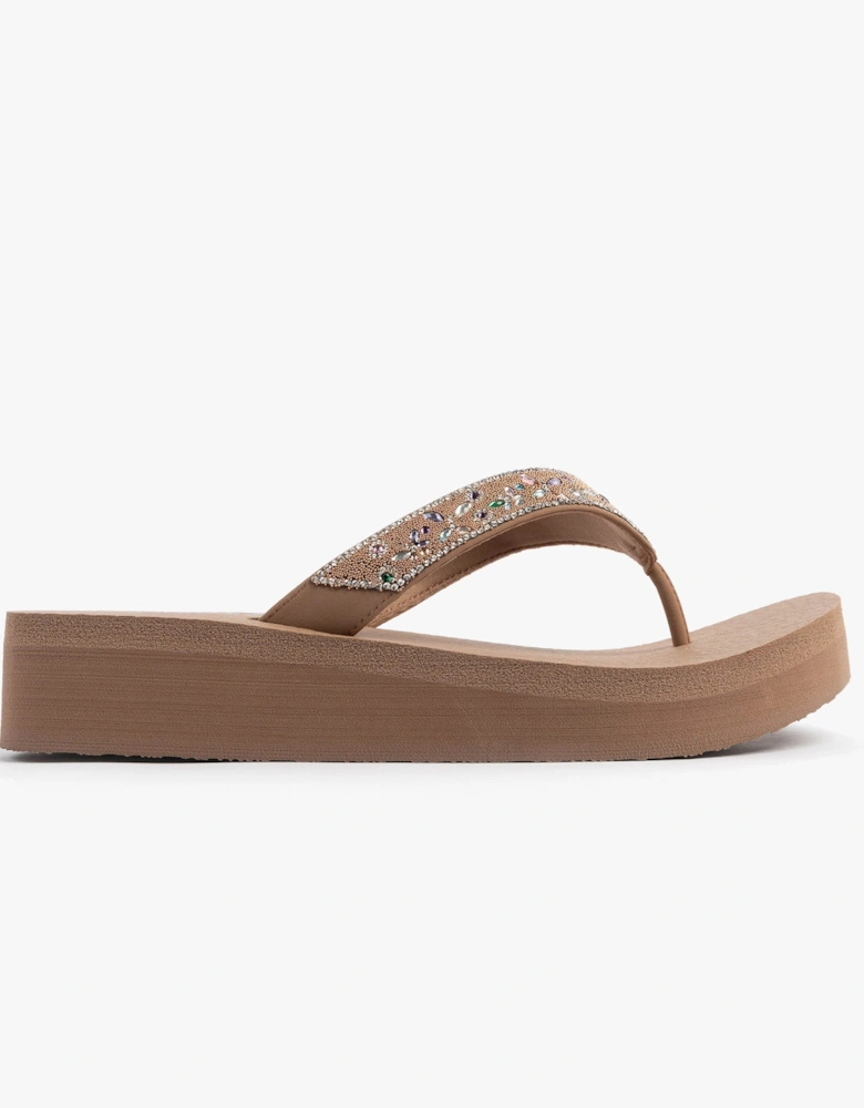 VINYASA - BUTTERFLY KISS Womens Sandals Mocca