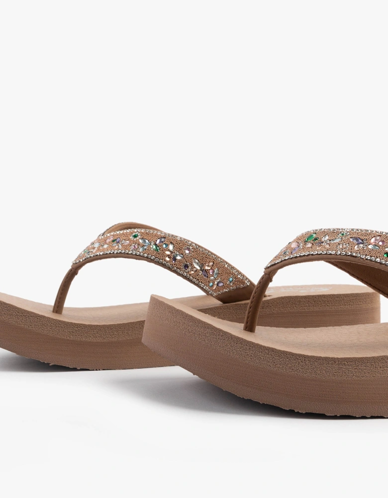 VINYASA - BUTTERFLY KISS Womens Sandals Mocca