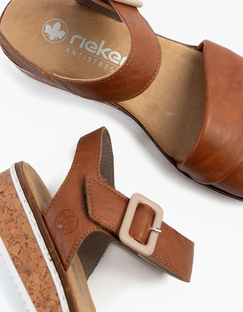 V3691-22 Womens Sandals Brown