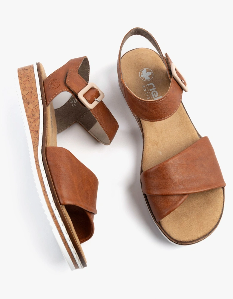 V3691-22 Womens Sandals Brown