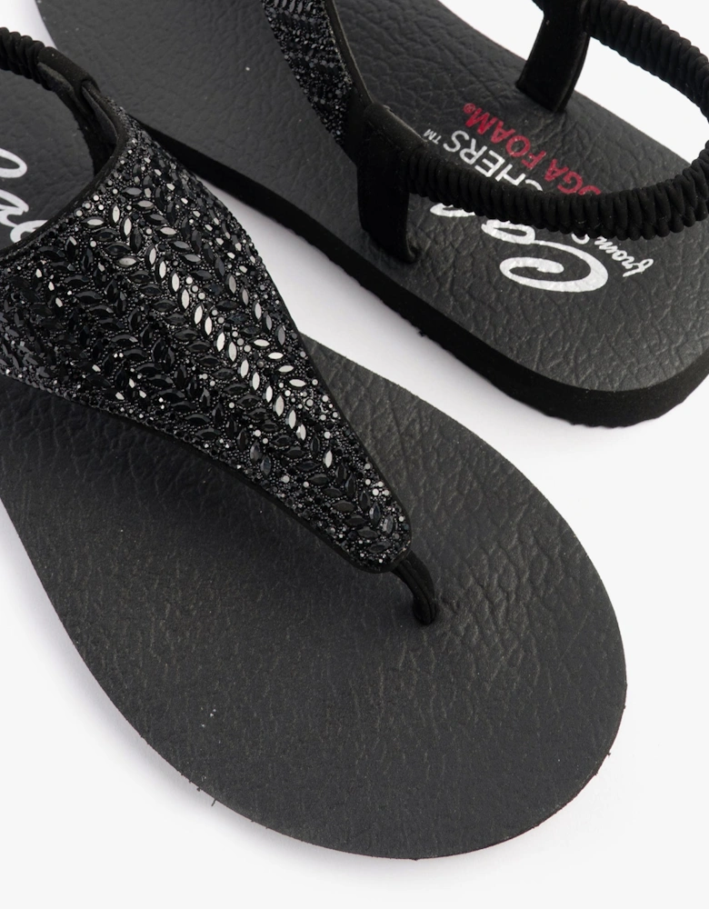 MEDITATION - GLAMOROUS MUSE Womens Sandals Black