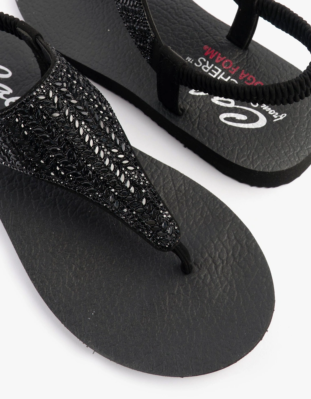 MEDITATION - GLAMOROUS MUSE Womens Sandals Black