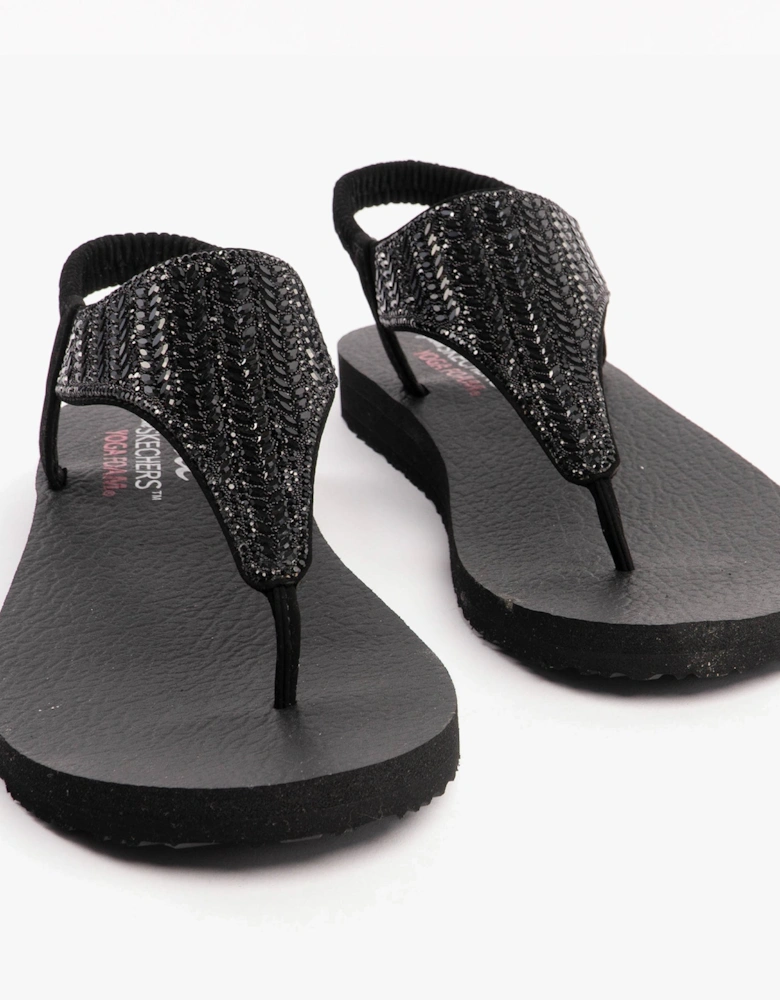 MEDITATION - GLAMOROUS MUSE Womens Sandals Black