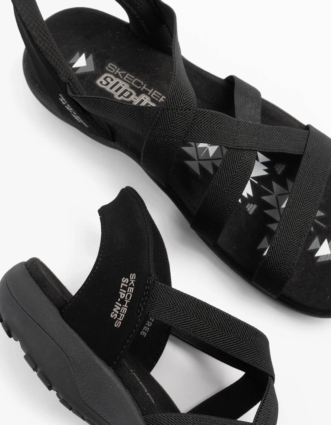 REGGAE SLIM - STRETCH FLEX Womens Sandals Black