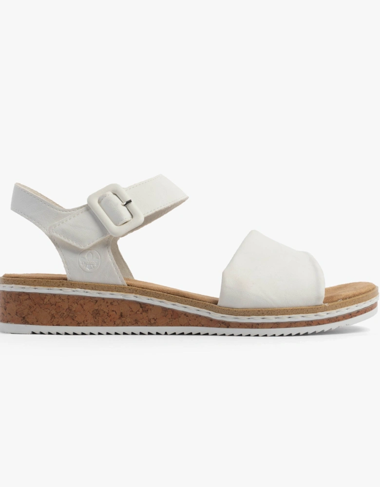 V3691-80 Womens Sandals White