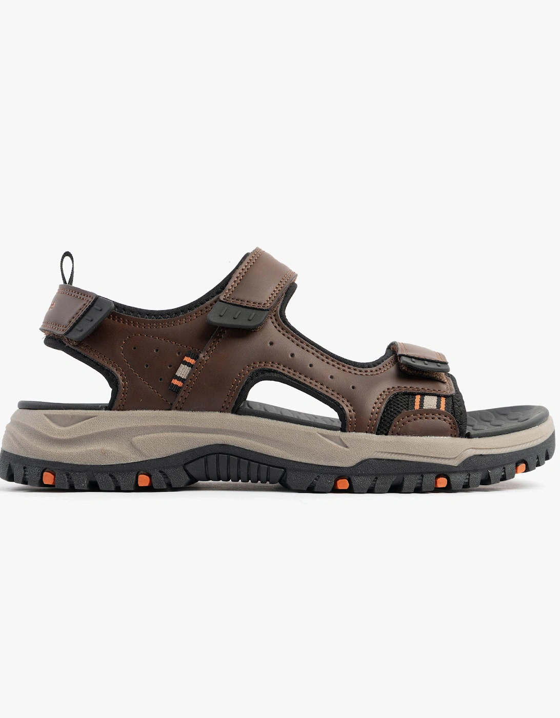 PREWITT - RIGDON Mens Sandals Brown/Black, 7 of 6