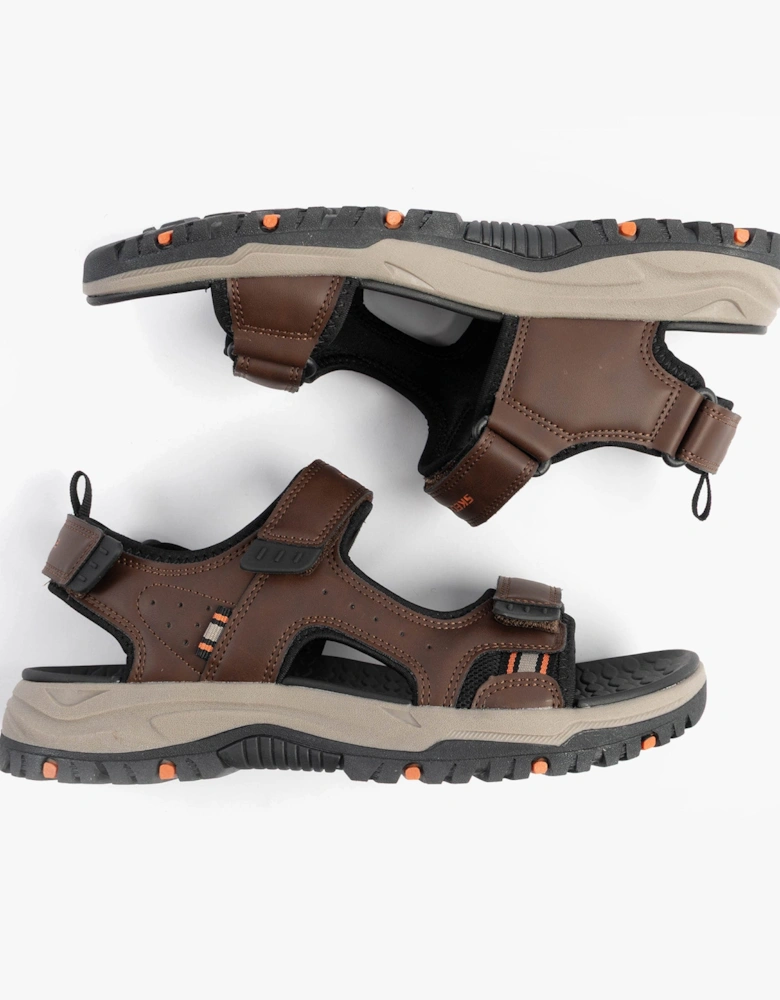 PREWITT - RIGDON Mens Sandals Brown/Black