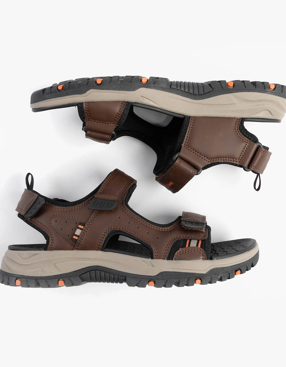 PREWITT - RIGDON Mens Sandals Brown/Black