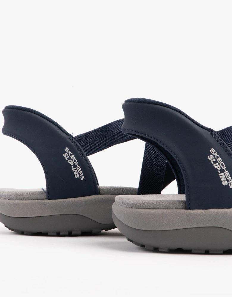 REGGAE SLIM - STRETCH FLEX Womens Sandals Navy/Grey/Pink