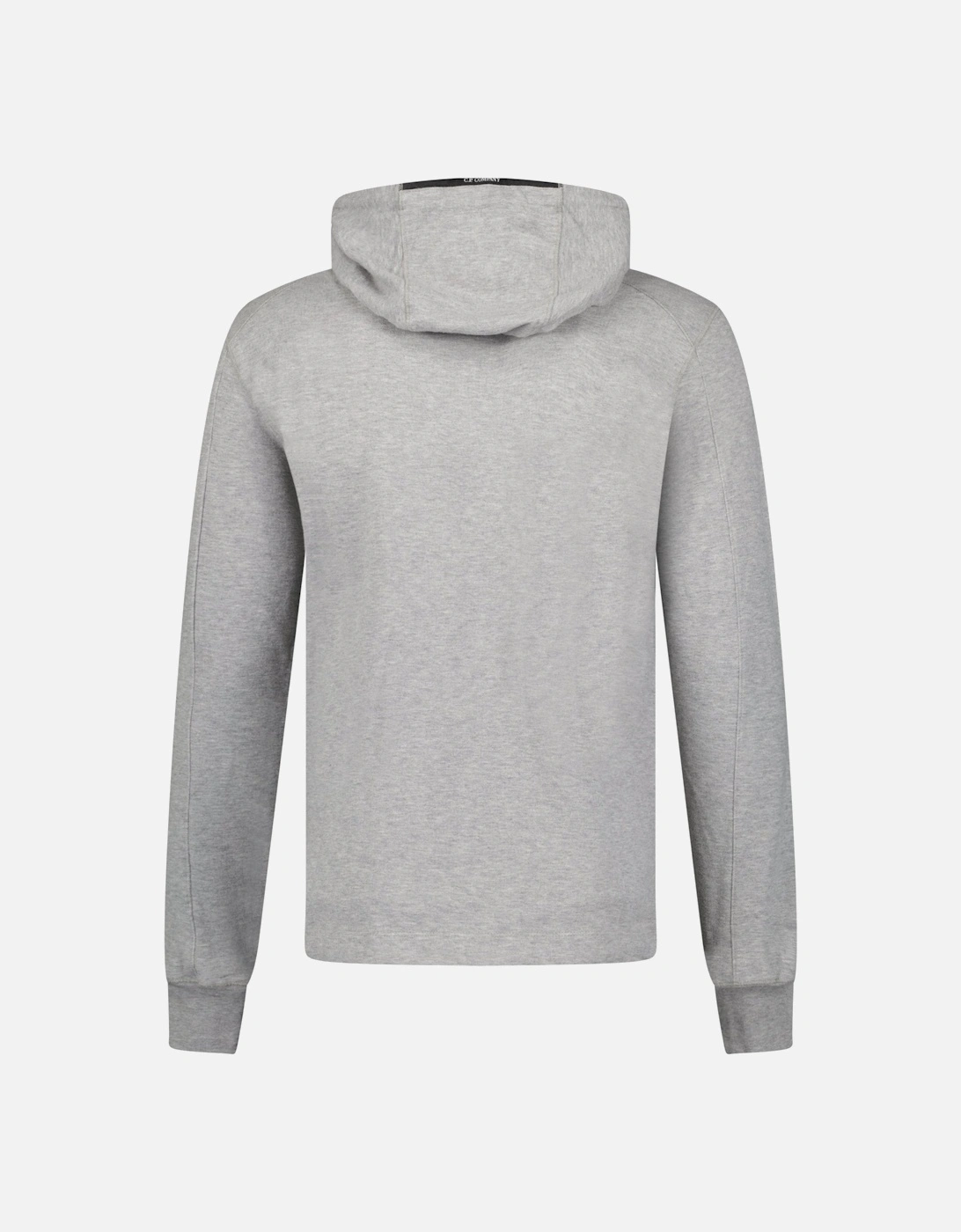 Hooded Lens Light Fleece Sweatshirt Grey