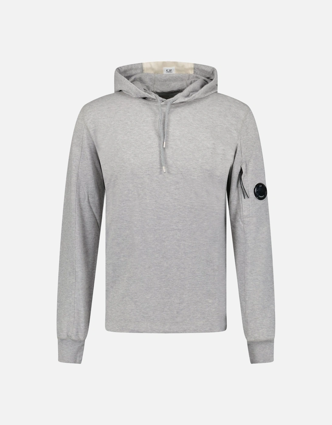 Hooded Lens Light Fleece Sweatshirt Grey, 5 of 4