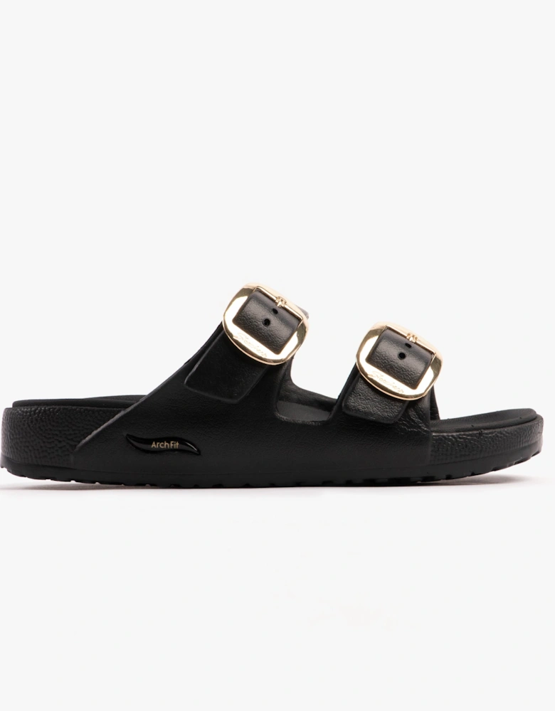ARCH FIT CALI BREEZE - GOLD STAR Womens Sandals Black