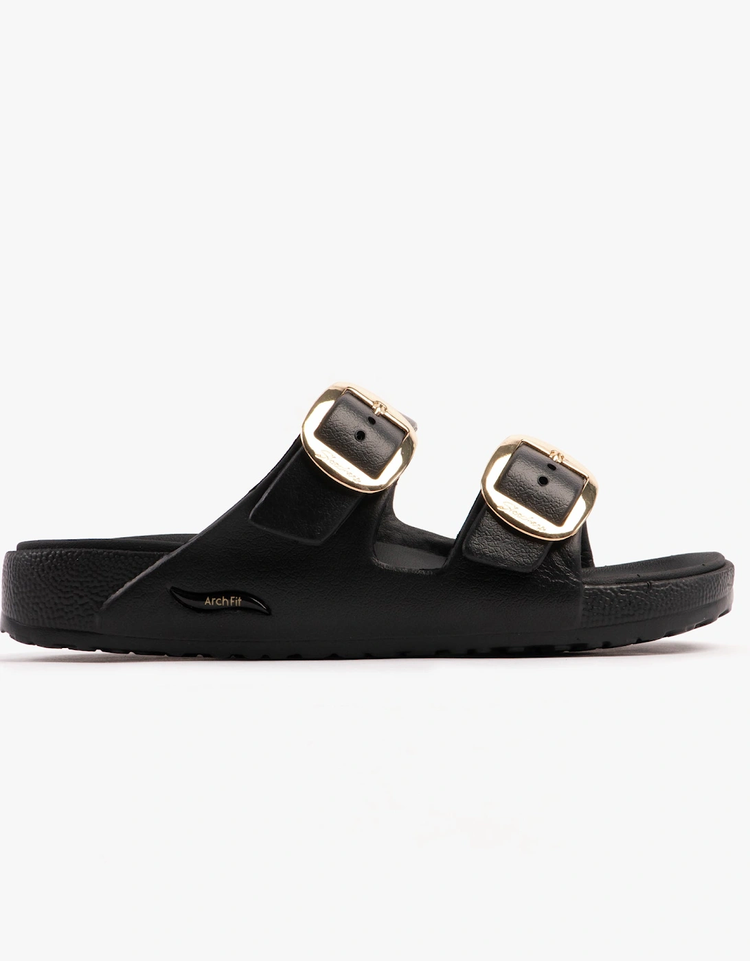 ARCH FIT CALI BREEZE - GOLD STAR Womens Sandals Black, 7 of 6