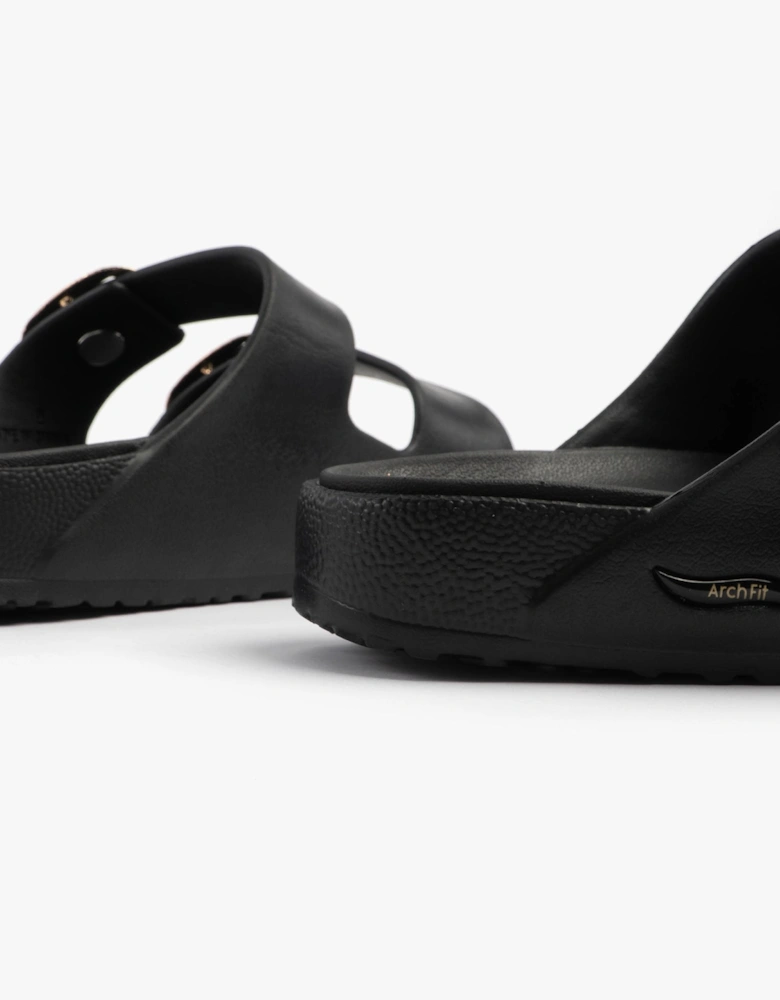 ARCH FIT CALI BREEZE - GOLD STAR Womens Sandals Black
