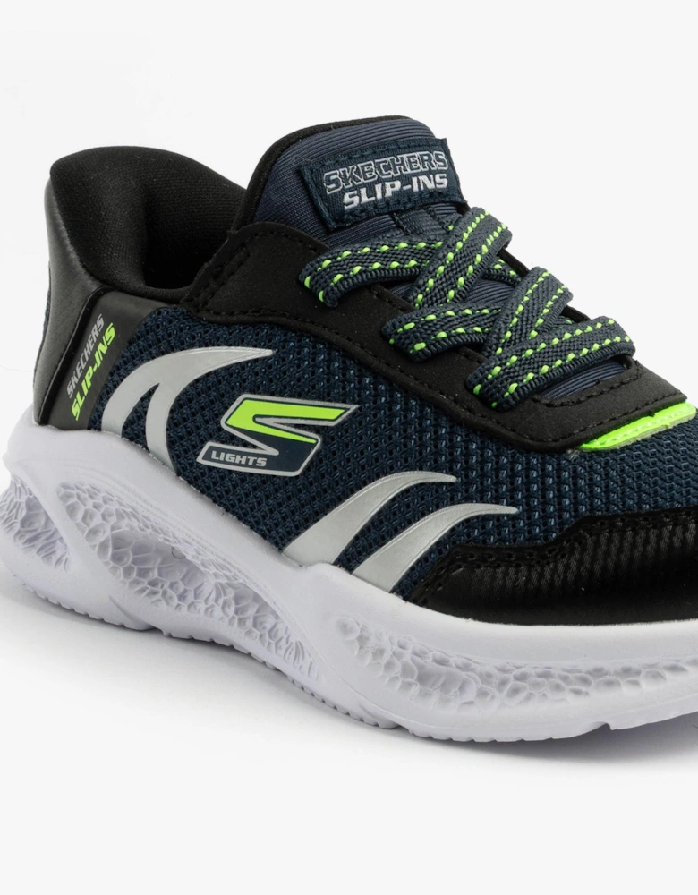 METEOR-LIGHTS-BRISK-BEAMS Boys Trainers Navy/Black