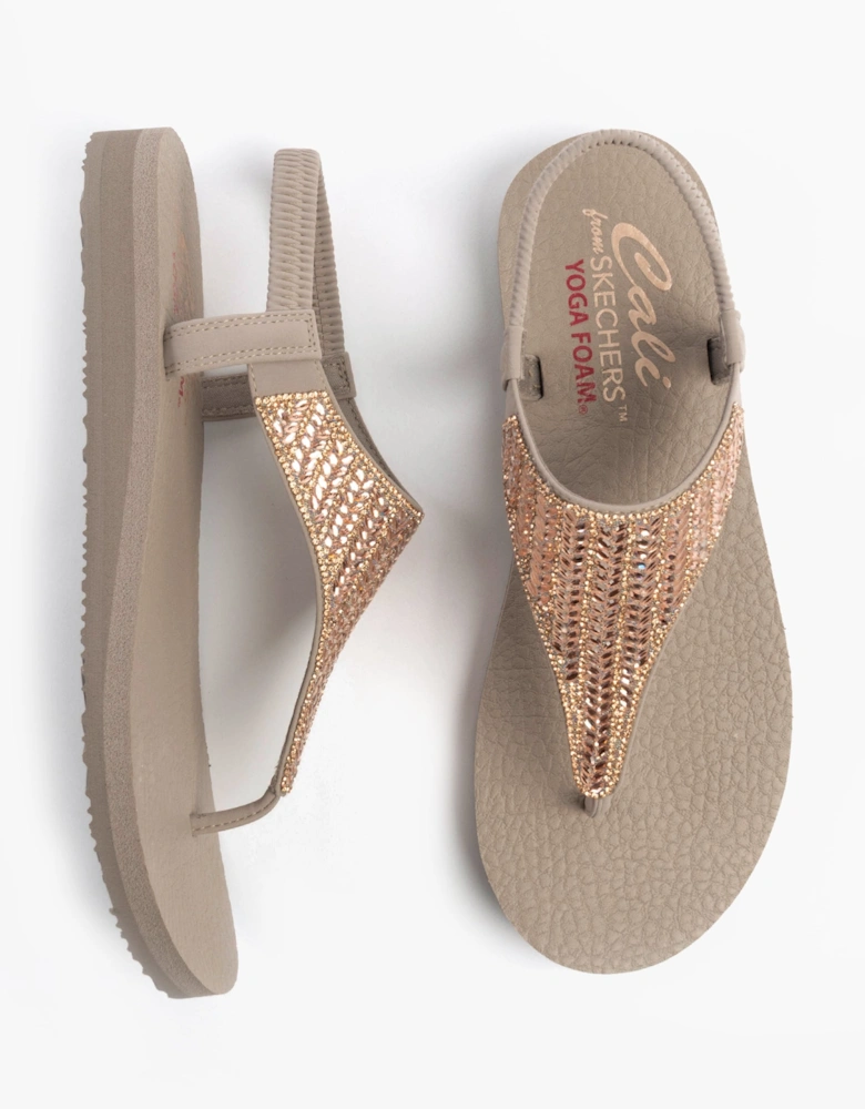 MEDITATION - GLAMOROUS MUSE Womens Sandals Taupe