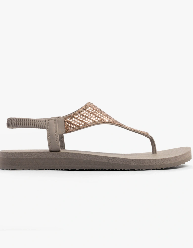 MEDITATION - GLAMOROUS MUSE Womens Sandals Taupe