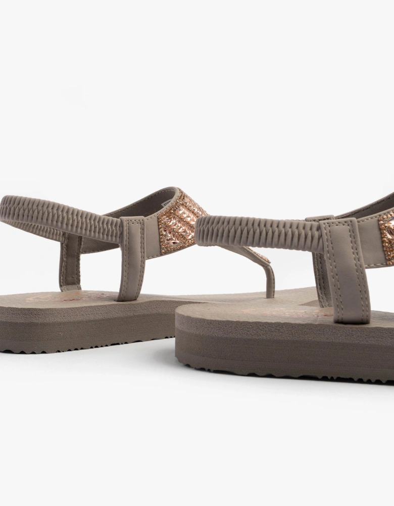 MEDITATION - GLAMOROUS MUSE Womens Sandals Taupe