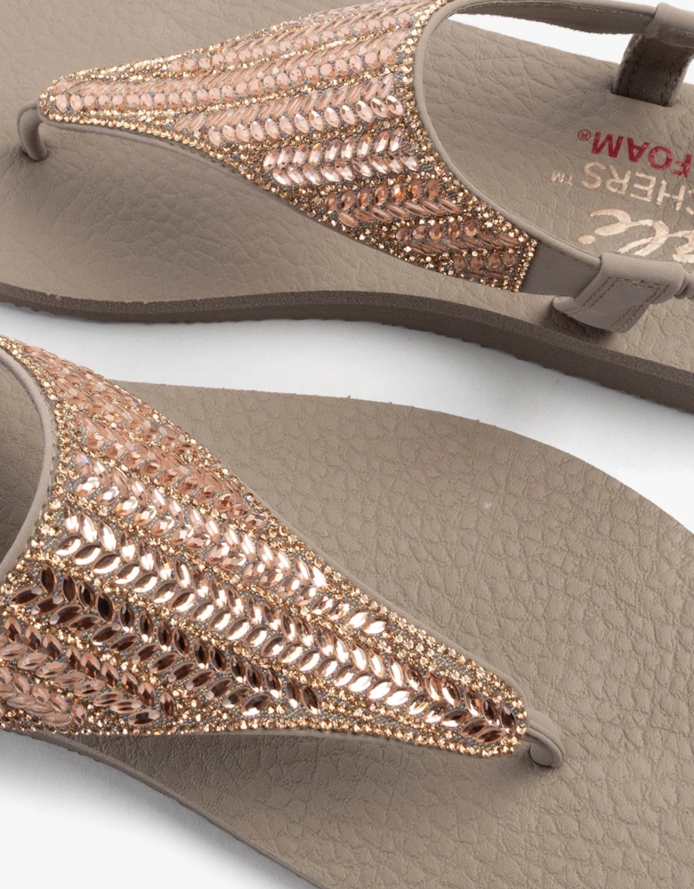 MEDITATION - GLAMOROUS MUSE Womens Sandals Taupe