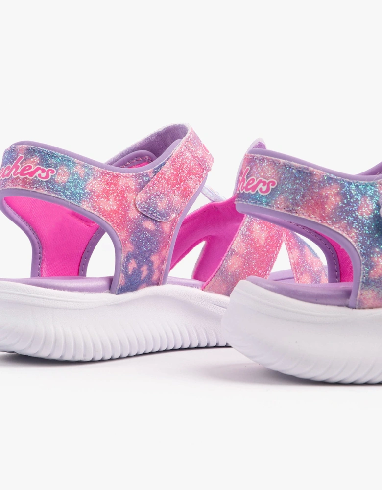 JUMPSTERS - BUTTERFLY BRIGHTS Girls Sandals Lavender/Multi