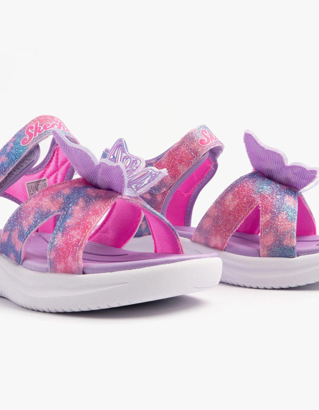 JUMPSTERS - BUTTERFLY BRIGHTS Girls Sandals Lavender/Multi