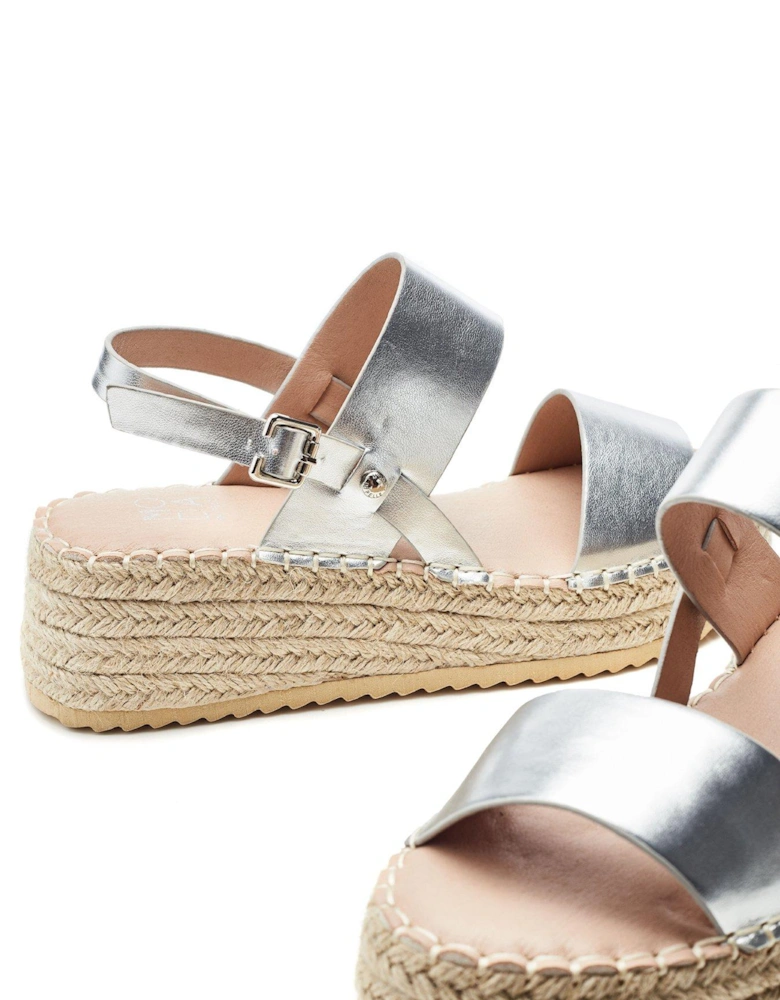 Nashay Espadrille Sandal - Silver