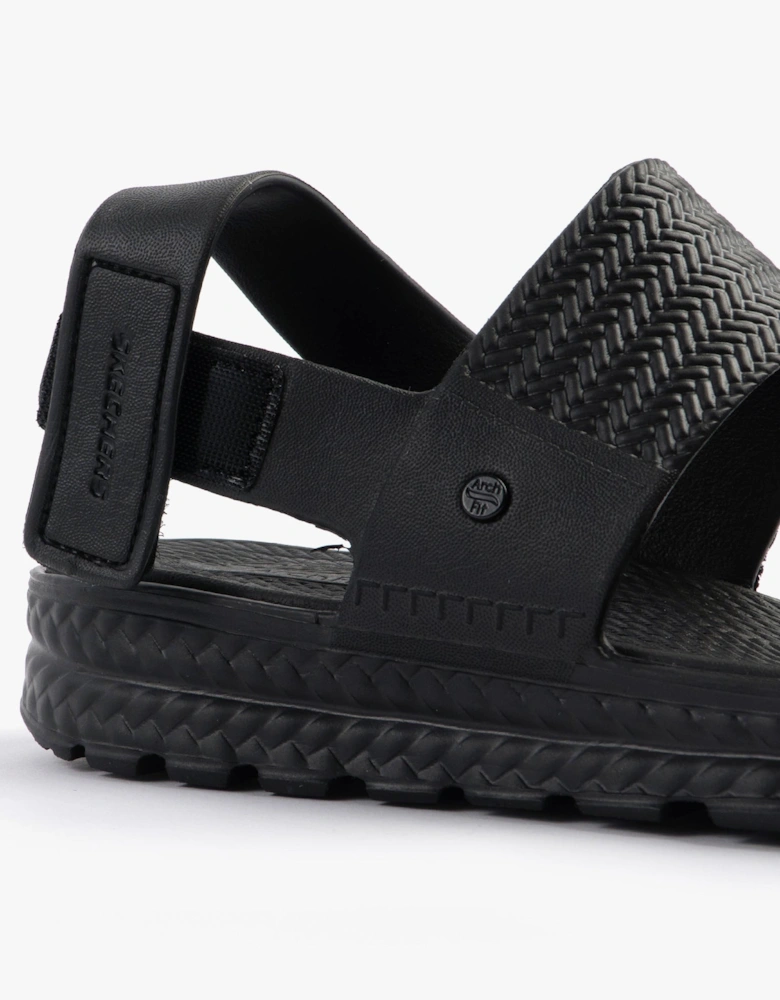 ARCH FIT FOOTSTEPS - SUNNY DAYS Womens Sandals Black