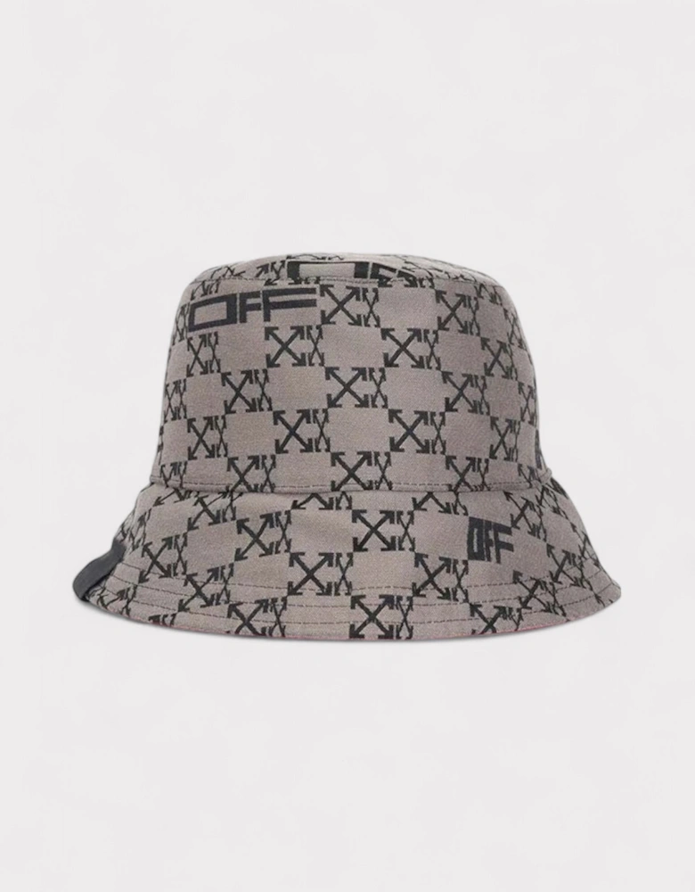 Reversible Bucket Hat Brown / Pink