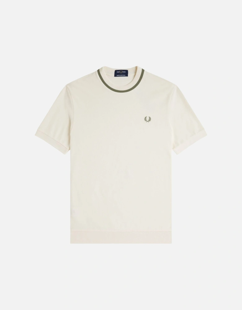 Crew Neck Pique T-Shirt