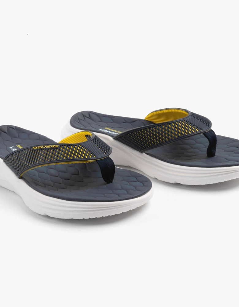 VAPOR FOAM SANDAL - SAYTO Mens Sandals Navy/Yellow