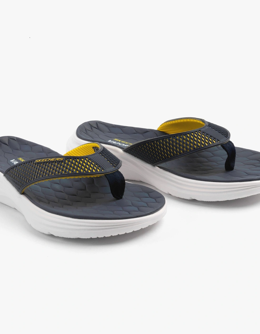 VAPOR FOAM SANDAL - SAYTO Mens Sandals Navy/Yellow