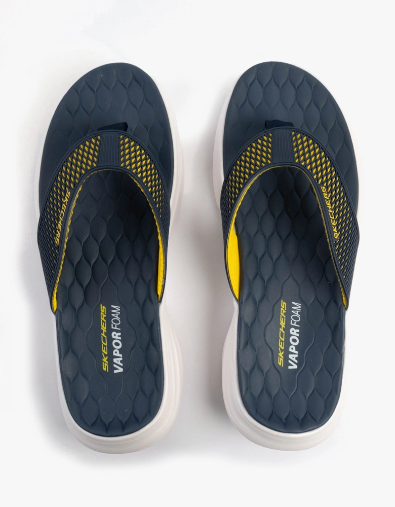 VAPOR FOAM SANDAL - SAYTO Mens Sandals Navy/Yellow