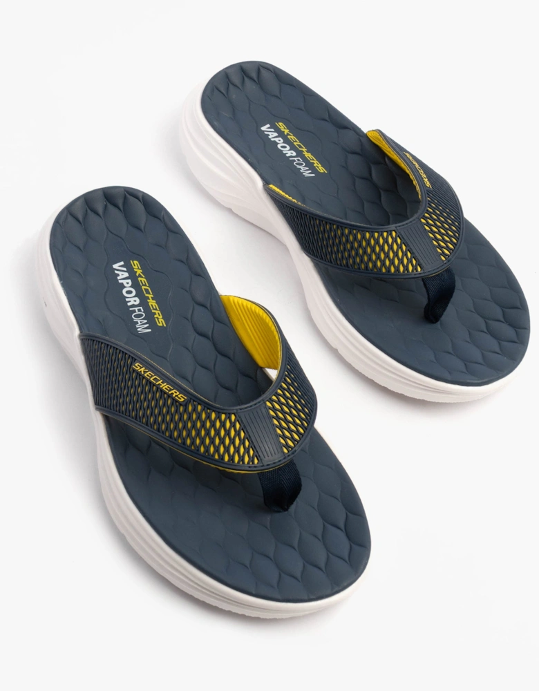 VAPOR FOAM SANDAL - SAYTO Mens Sandals Navy/Yellow