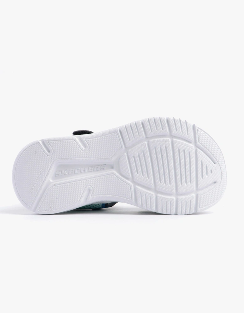 MICROSPEC - SPLASH Boys Sandals Black/Lime