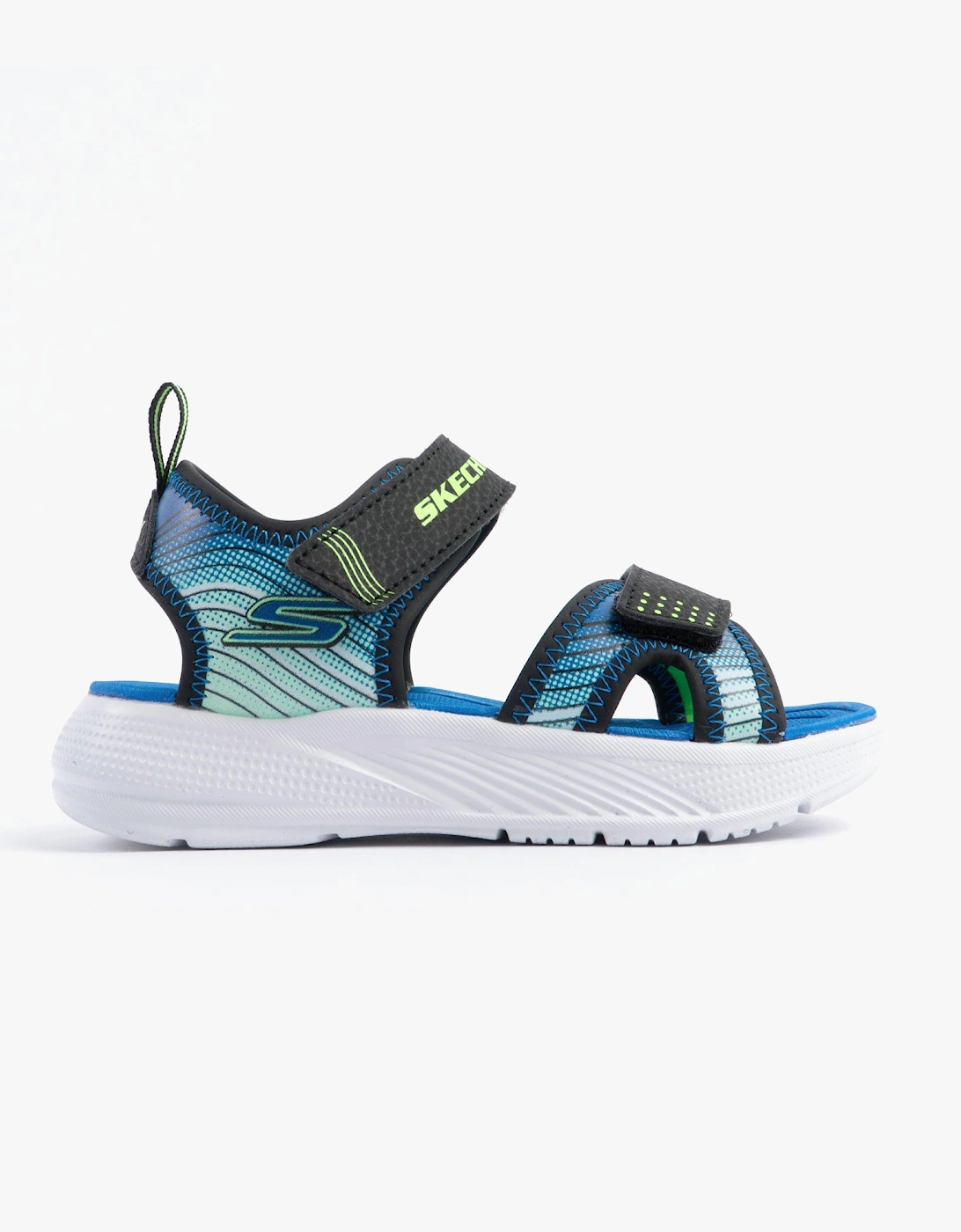 MICROSPEC - SPLASH Boys Sandals Black/Lime, 7 of 6