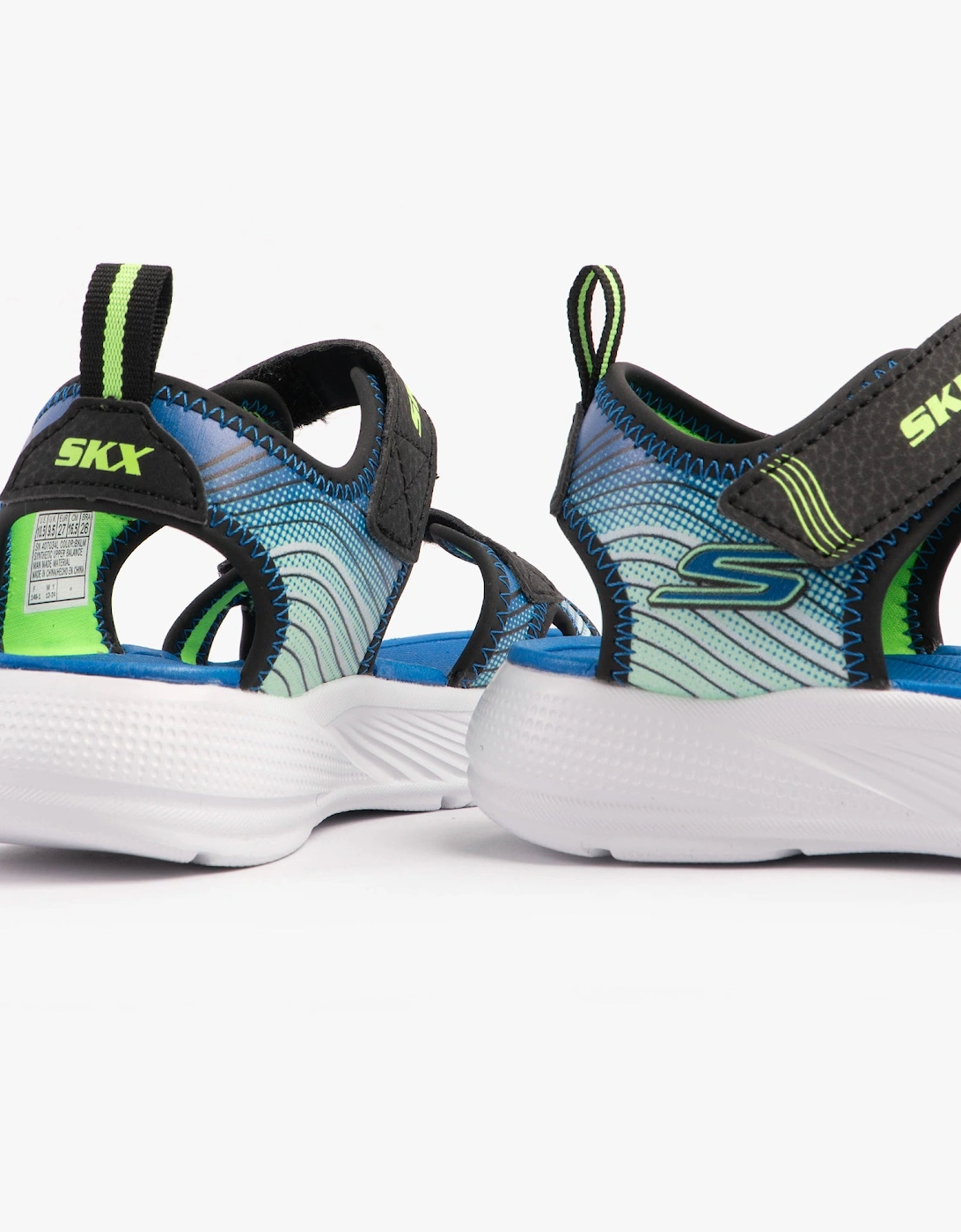 MICROSPEC - SPLASH Boys Sandals Black/Lime