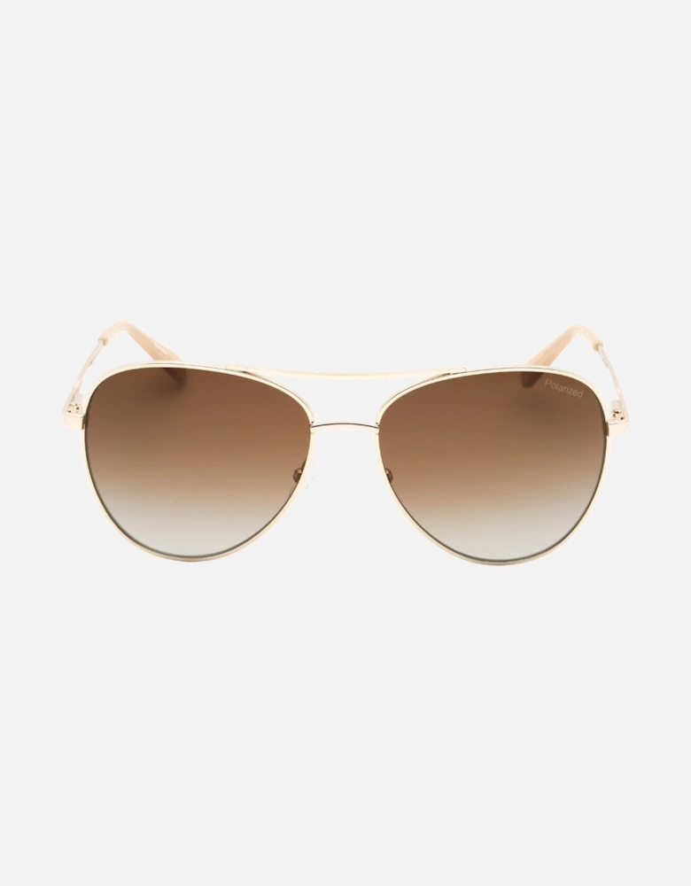 Brown SF PZ Lens Light Gold Sunglasses