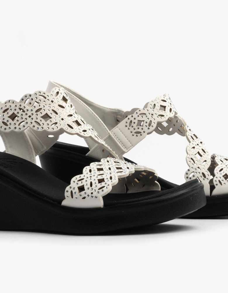 RUMBLE ON - SASSIER DAYZ Womens Sandals White