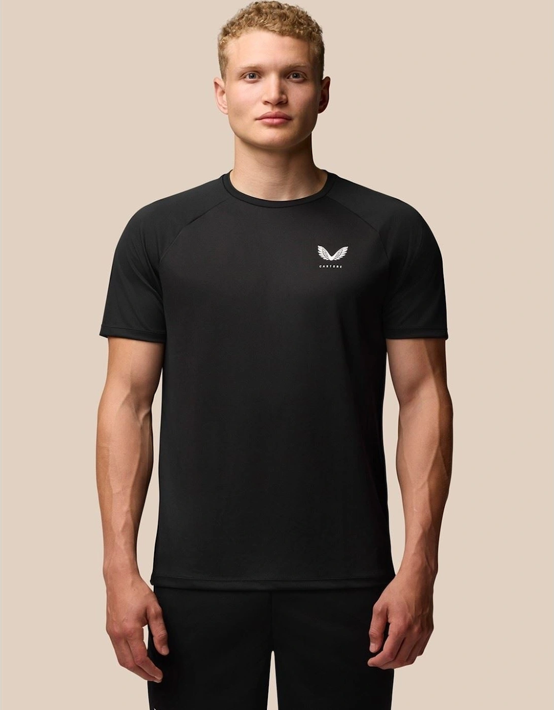 Adapt Training T-Shirt Polyester Men's Black Activewear T-Shirts
