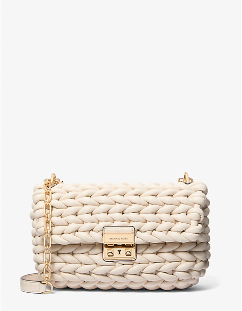 Tribeca Large Hand-Braided Leather Shoulder Bag