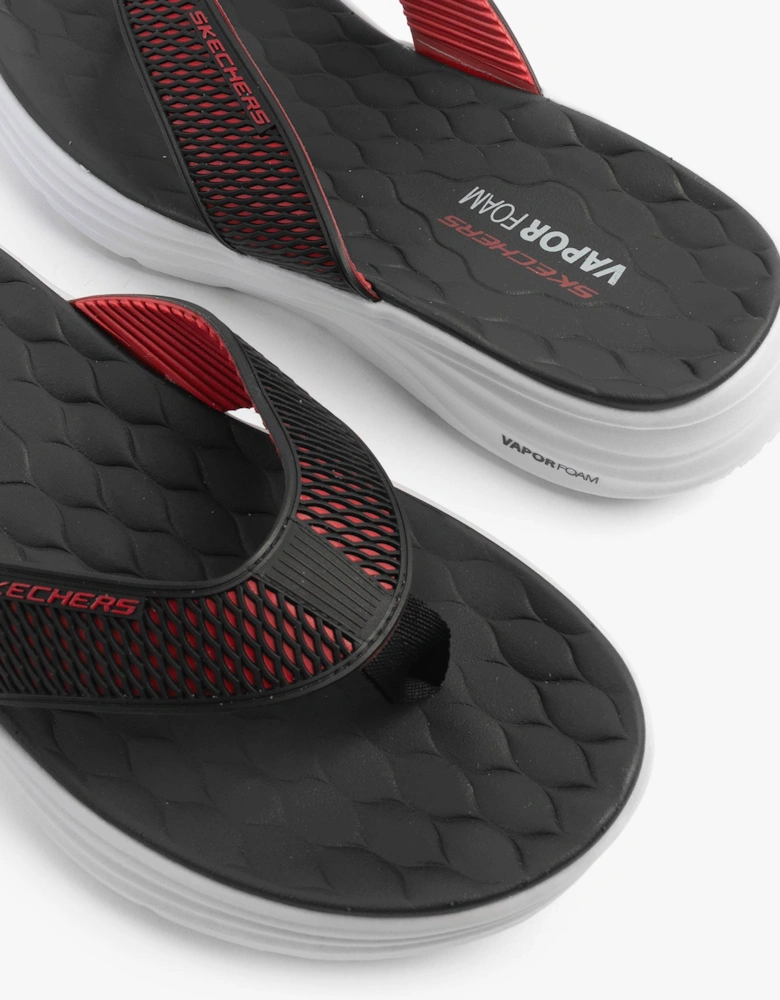 VAPOR FOAM SANDAL - SAYTO Mens Sandals Black/Red