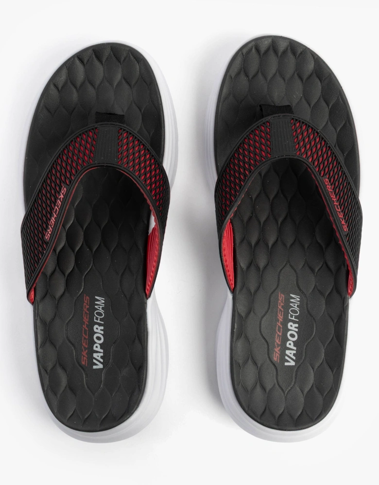 VAPOR FOAM SANDAL - SAYTO Mens Sandals Black/Red