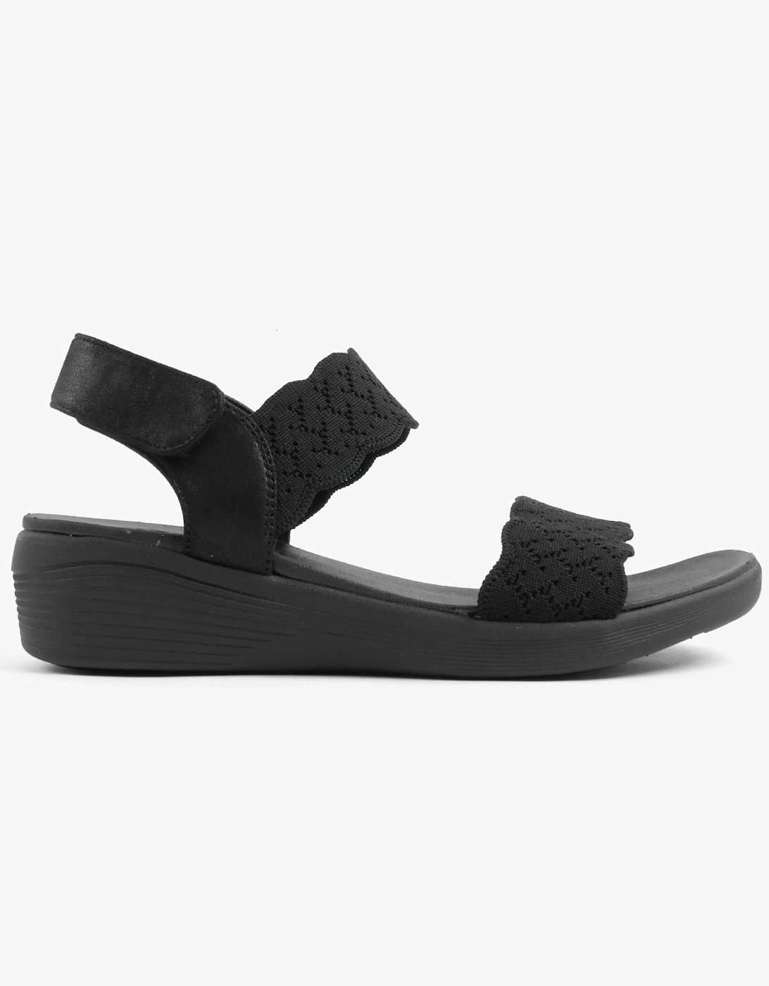 ARYA - ON THE RISE Womens Sandals Black, 7 of 6