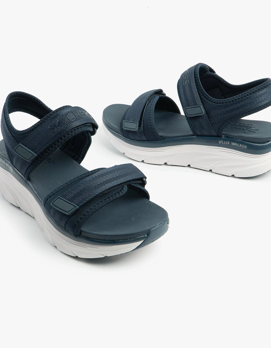 D'LUX WALKER - ADORED DAYS Womens Sandals Navy/Grey/Pink