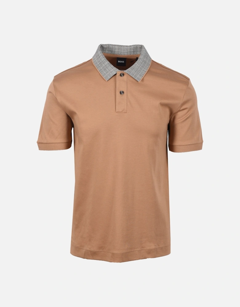 Boss Black H-Parlay 302 Polo Shirt Medium Beige